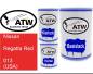 Preview: Nissan, Regatta Red, 013 (USA): 500ml Lackdose + 500ml Klarlack + 250ml Härter - Set, von ATW Autoteile West.